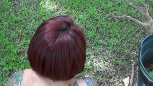 StreetBlowjobs - Mila Treasure pussy fuck outdoors