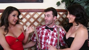 BabyGotBoobs: Sex with James Deen next to slim Charity Bangs