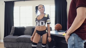 Big Tits at School - Anya Ivy beside Xander Corvus POV handjob