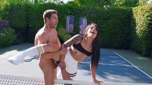 BRAZZERS Exxtra - Gina Valentina & Xander Corvus cum on face