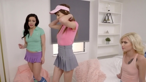 Bratty Sis - Busty girl Whitney Wright POV handjob