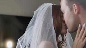 PrincessCum: Sleek White Dress Tempts Hesitant Codey