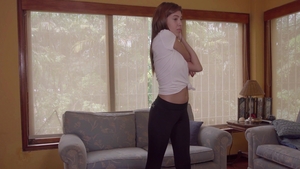 Nubiles - Perky teen chick Gaby Gomez in thongs masturbating