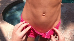 POVD: Petite Asuna Fox receiving facial cum loads