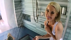 POVD.com - Bella Rose finds dick to fuck in the shower