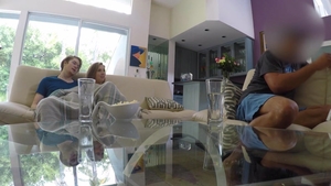 SpyFam - Lena Paul sneak riding a dick video
