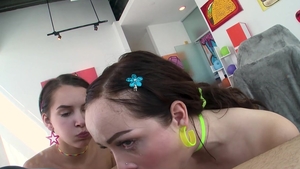 Nympho: Private spit with Aliya Brynn beside Natalie Porkman