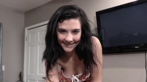 BadDaddyPOV.com - Girl goes for slamming hard