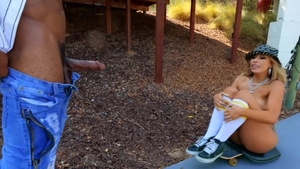 BRAZZERS Exxtra: Booty Carmen Caliente gagging in socks