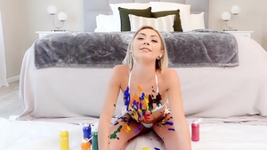 LUBED.com - Sexy Chloe Temple oily teasing