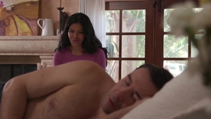 NewSensations.com: Brunette latina Maya Farrell throat fuck